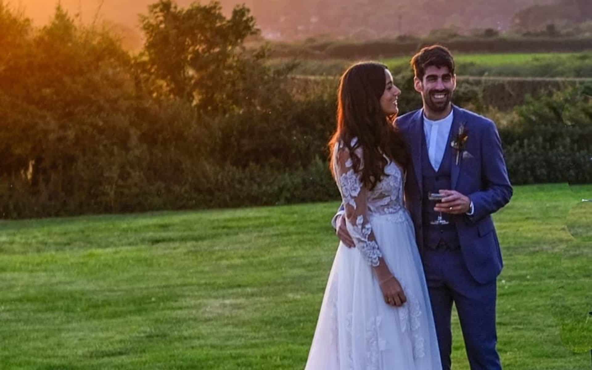 Small wedding venue at Barn Drift Norfolk with scenic outdoor setting.